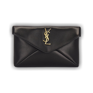 Saint Laurent Small Cassandre Envelope Pouch 'Black'