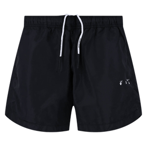 Off-White Logo Swim Shorts 'Black'