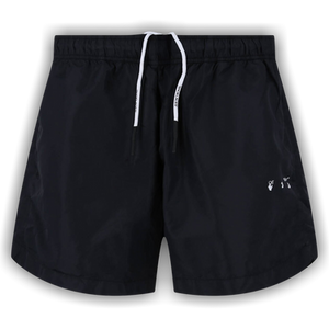 Off-White Logo Swim Shorts 'Black'