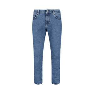 Off-White Diag Print Skinny Jeans 'Blue'