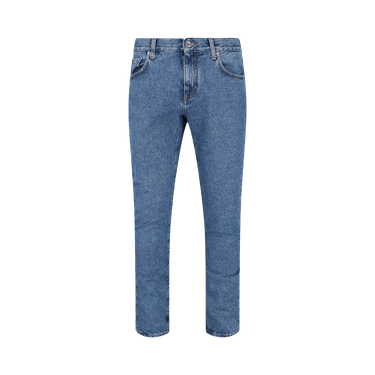 Off-White Diag Print Skinny Jeans 'Blue'