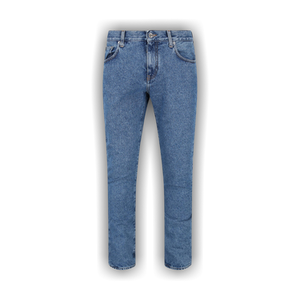 Off-White Diag Print Skinny Jeans 'Blue'