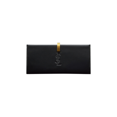 Saint Laurent Daria Leather Clutch 'Black'