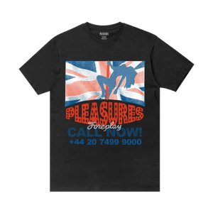 Pleasures Call Now T-Shirt 'Black'