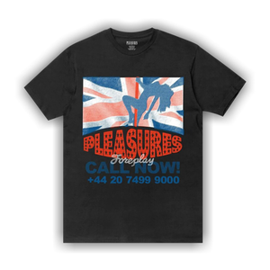 Pleasures Call Now T-Shirt 'Black'