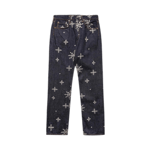 Kapital 14 Oz Denim Snow Embroidery 5P Jeans 'Indigo'