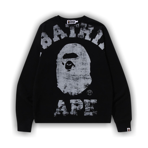 BAPE Big College Crewneck 'Black'