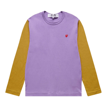 Comme des Garçons PLAY Bi-Colour T-Shirt 'Purple/Olive'