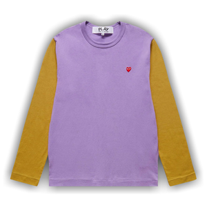 Comme des Garçons PLAY Bi-Colour T-Shirt 'Purple/Olive'