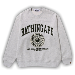 BAPE College Graphic Crewneck 'Grey'
