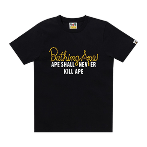 BAPE Champion Logo Tee 'Black'
