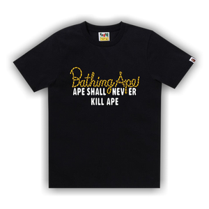 BAPE Champion Logo Tee 'Black'