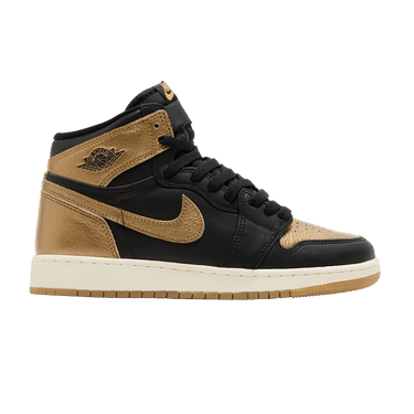 Air Jordan 1 Retro High OG GS 'Black Gold'