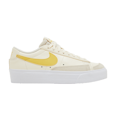 Nike Wmns Blazer Low Platform 'Pale Ivory Saturn Gold'