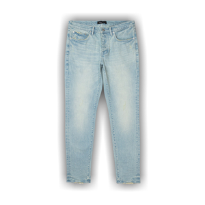 PURPLE BRAND 80s Low Rise Skinny Jeans 'Light Indigo'