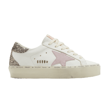 Golden Goose Wmns Hi Star 'White Antique Pink Glitter'