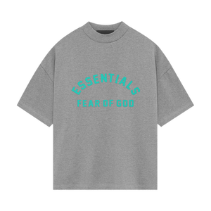 Fear of God Essentials Heavy Jersey Short-Sleeve Tee 'Dark Heather Oatmeal'