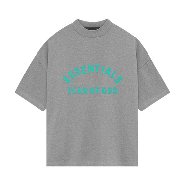 Fear of God Essentials Heavy Jersey Short-Sleeve Tee 'Dark Heather Oatmeal'