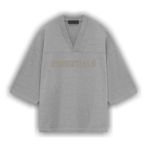 Fear of God Essentials Football Tee 'Dark Heather Oatmeal'