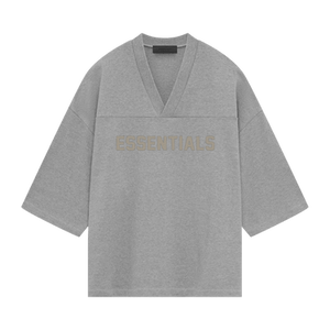 Fear of God Essentials Football Tee 'Dark Heather Oatmeal'