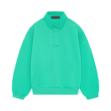 Fear of God Essentials Long-Sleeve Polo 'Mint Leaf'