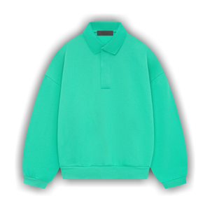 Fear of God Essentials Long-Sleeve Polo 'Mint Leaf'