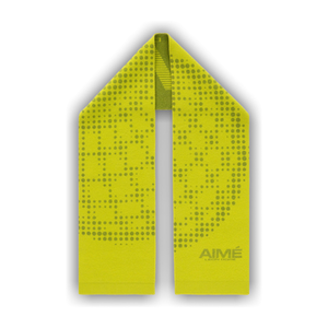 Aimé Leon Dore x New Balance Geo Print Wool Scarf 'Lime'