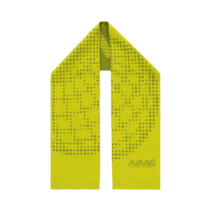 Aimé Leon Dore x New Balance Geo Print Wool Scarf 'Lime'