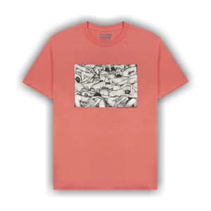 Pleasures Orgy Tee 'Coral'