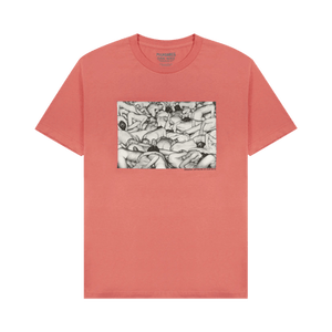 Pleasures Orgy Tee 'Coral'