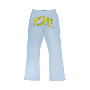 PURPLE BRAND Collegiate Flared Pants 'Blue'