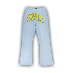 PURPLE BRAND Collegiate Flared Pants 'Blue'