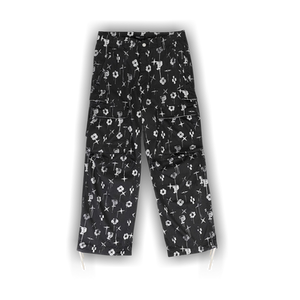 PURPLE BRAND Double Pocket Cargo Pants 'Black'