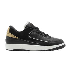 Wmns Air Jordan 2 Retro Low 'Black Metallic Gold'
