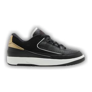 Wmns Air Jordan 2 Retro Low 'Black Metallic Gold'