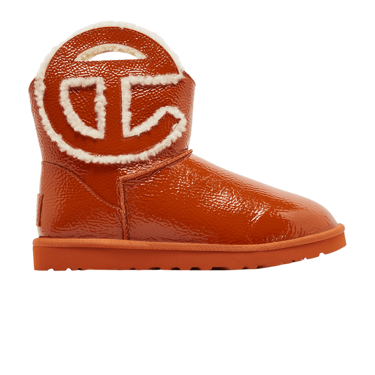UGG Telfar x Logo Mini Boot 'Crinkle - Spicy Pumpkin' 1155790 SYP
