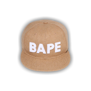 BAPE Patch Snapback Cap 'Beige'