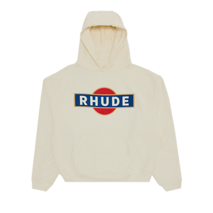 Rhude Vintage Racer Hoodie 'Vintage White'