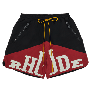 Rhude Yachting Short 'Black/Maroon'