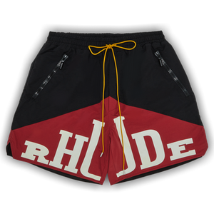 Rhude Yachting Short 'Black/Maroon'