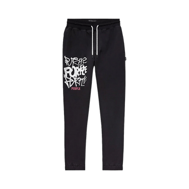 PURPLE BRAND French Terry Sweatpant 'Black'