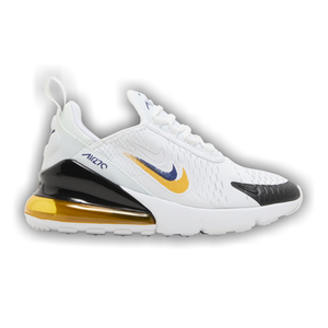 Nike Air Max 270 GS 'Multi-Swoosh - White University Gold'