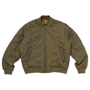 Human Made Heart Quilting Jacket 'Olive Drab'