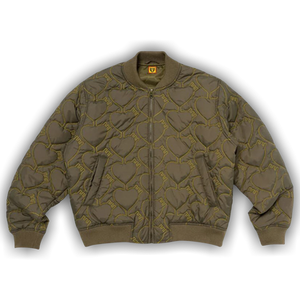 Human Made Heart Quilting Jacket 'Olive Drab'