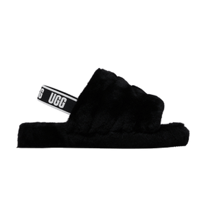 UGG Fluff Yeah Slide Kids 'Black'