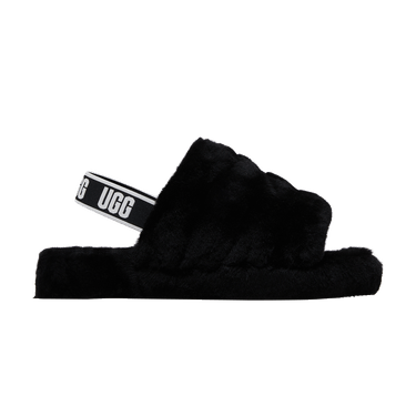 UGG Fluff Yeah Slide Kids 'Black'