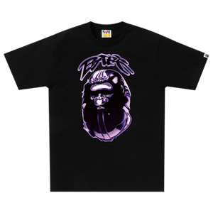 BAPE Ape Head Graffiti Tee 'Black'