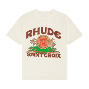 Rhude Saint Croix T-Shirt 'Vintage White'