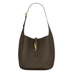 Saint Laurent Le 5 Á 7 Monogram Plaque Shoulder Bag 'Light Musk'
