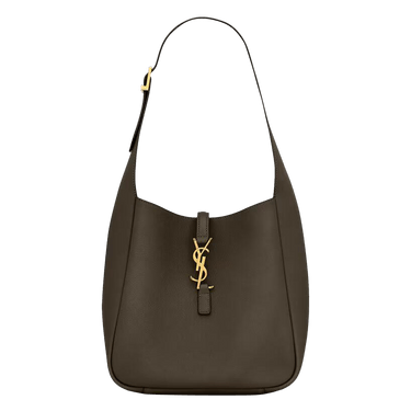 Saint Laurent Le 5 Á 7 Monogram Plaque Shoulder Bag 'Light Musk'